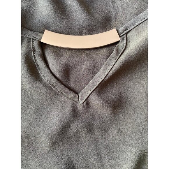 Lily White, Blouse with 3/4 sleeves, for women, Green color, polyester, size S. - Picture 5 of 6